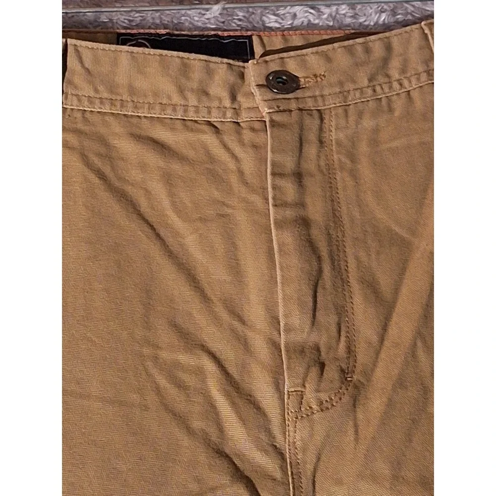 Weatherproof Mens Tan Relaxed Fit Utility Cargo Pants 40x32 Outdoor Casual Work